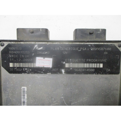 Citroen Berlingo Peugeot Partner 1.9 Motor Beyni R04080025B 9839587680 9642414580 11.12.2000