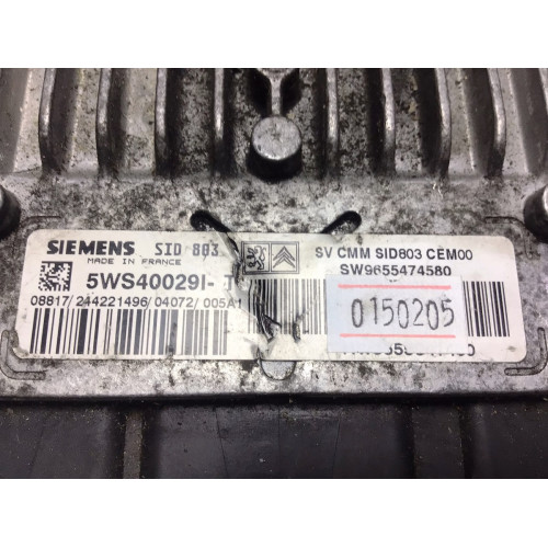 Peugeot 307 2.0 Motor Beyni 5WS40029I-T 9655474580 9655041480 SID803