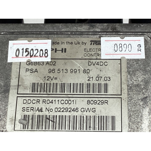 Citroen C3 1.4 HDİ Motor Beyni 9651399180 DDCR