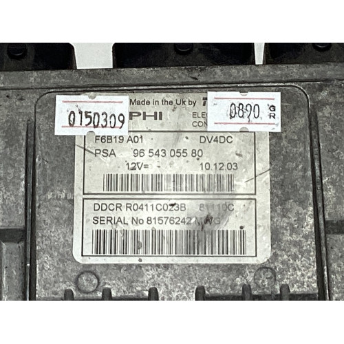 Citroen C3 1.4 HDI Motor Beyni 9654305580 DDCR