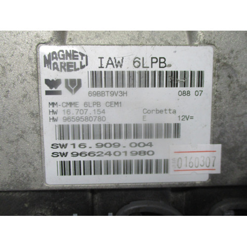 Peugeot 407 Motor Beyni IAW6LPB 9659580780 9662401980