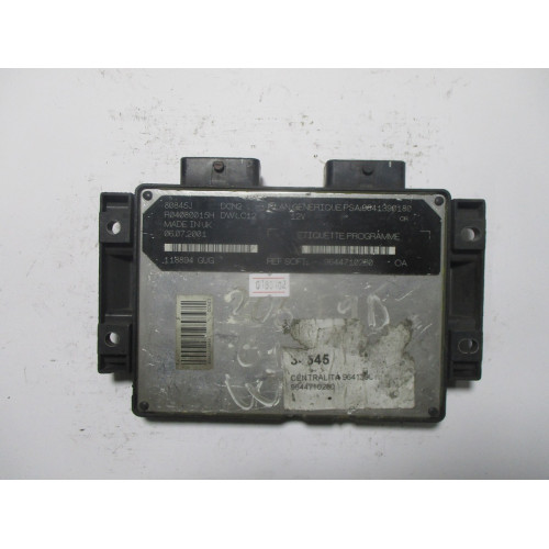 Peugeot 206 1.9 Motor Beyni R04080015H 9641390180 9644710280 06.07.2001