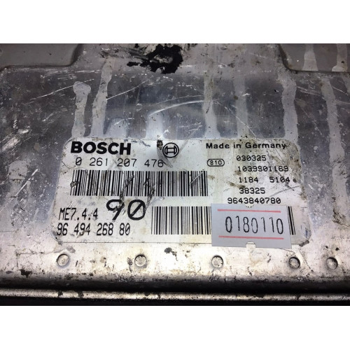 Citroen Xsara 1.6 Motor Beyni 0261207476 9649426880 ME7.4.4