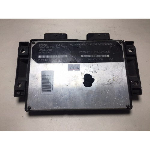 Citroen Xsara 1.9 Motor Beyni R04080023D 9639587680 9643294980 15.02.2001