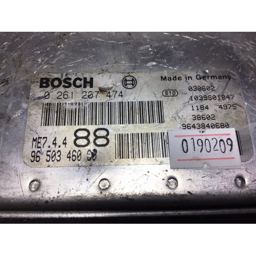 Peugeot 307 Motor Beyni ME7.4.4 0261207474 9650346080