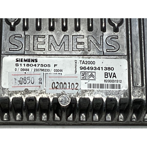 Peugeot 307 1.6 Şanzıman Beyni S118047505F 9649341380 TA2000