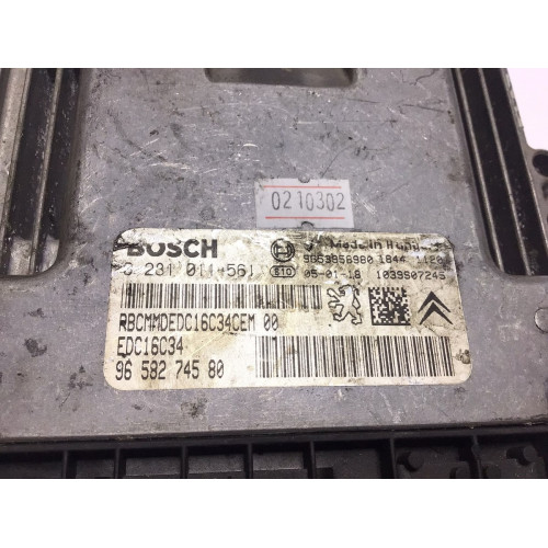 Cıtroen C5 1.6 Motor Beyni 9658274580 0281011561 EDC16C34