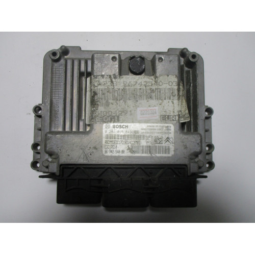 Citroen C3 1.4 Motor Beyni 0281015849 EDC17C10 9674254080