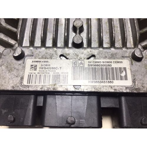 Citroen C3 1.4 Motor Beyni 5WS40285C-T 9660300280 9653451880 SID806