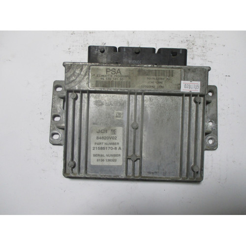 Citroen C2 C3 1.4 Motor Beyni 9657018180 9649433980 JCAE-CMME S2000PM2