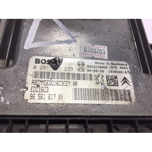 Cıtroen Xsara Motor Beyni 0281011233 9656161780 EDC16C34