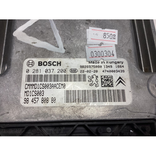 Citroen Peugeot Motor Beyni 0281037200 9845780880 MD1CS003