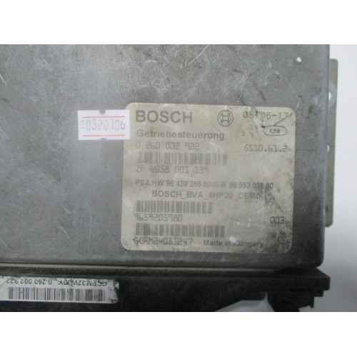 Peugeot 407 Şanzıman Beyni 0260002922 9659205980