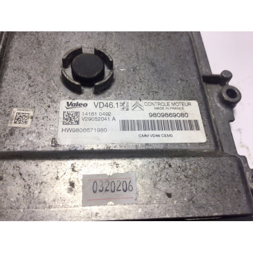 Citroen C4 Motor Beyni 9806671980 9809869080 VD46.1