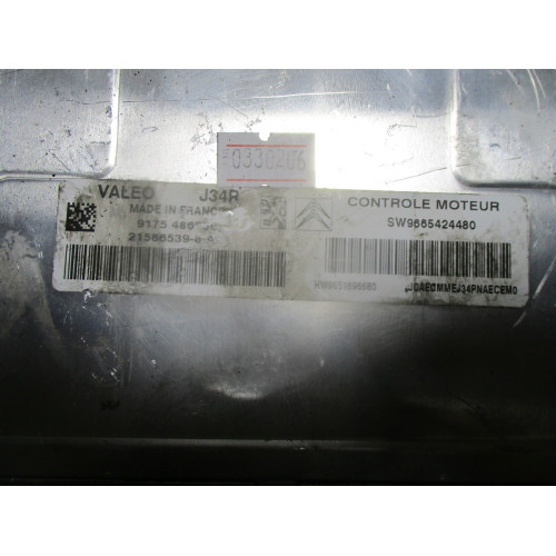Peugeot 207 Citroen C2 C3 1.4 Motor Beyni 21586539-8 9651696680 9665424480 J34P
