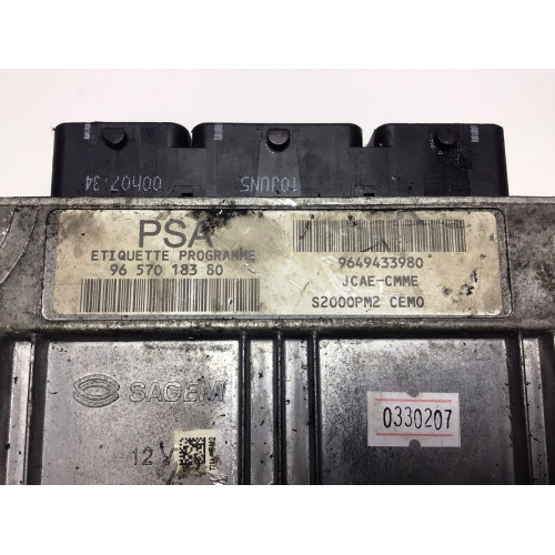 Citroen C2 1.4 Motor Beyni 9657018380 9649433980