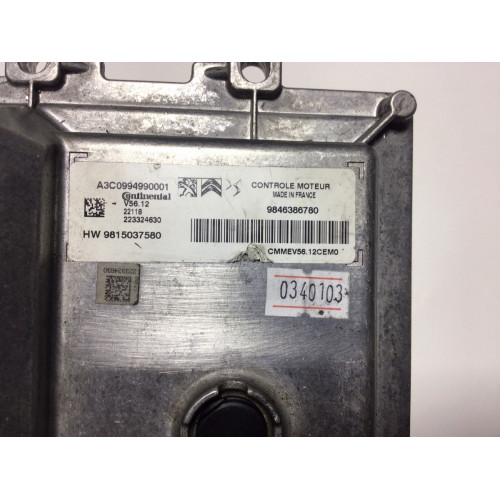 Peugeot Citroen Motor Beyni 9815037580 9846386780