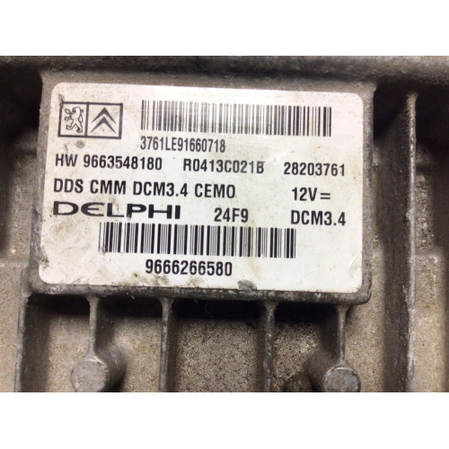 Peugeot 407 2.0 HDI Motor Beyni R0413C021B 28203761 9663548180 DCM3.4