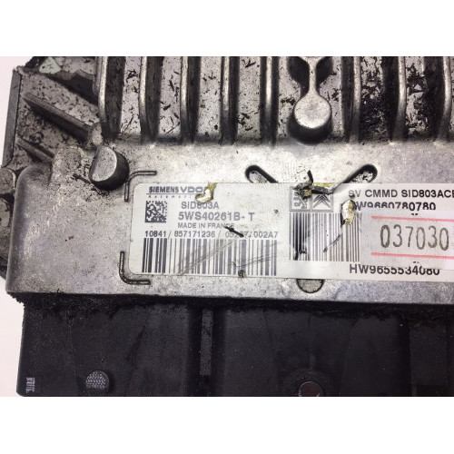 Peugeot 407 2.0 Motor Beyni 5WS40261B-T SW9660780780 HW9655534080 SID803A