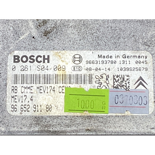 Peugeot 207 308 Motor Beyni 9665291180 0261S04009 MEV17.4