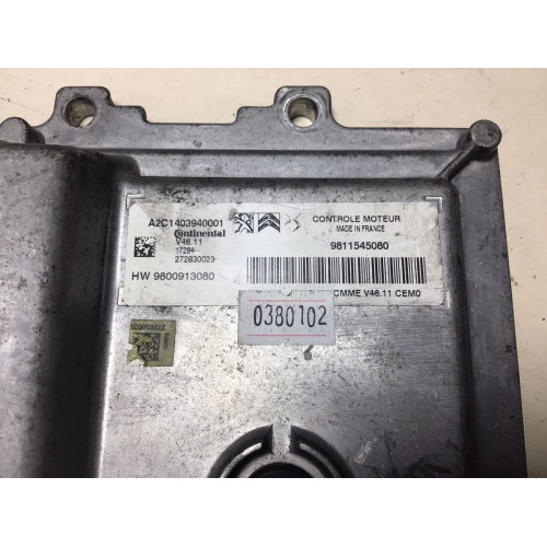 Peugeot 208 1.2 Motor Beyni 9811545080 9800913080 A2C1403940001 V46.11