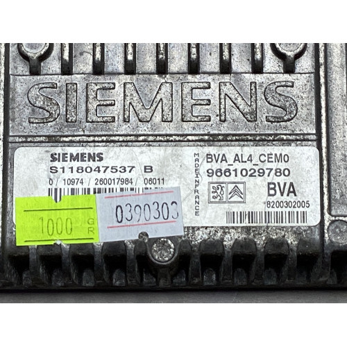 Peugeot 206 Şanzıman Beyni S118047537B 9661029780