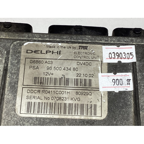 Citroen C3 1.4 HDI Motor Beyni 9650043480 DDCR