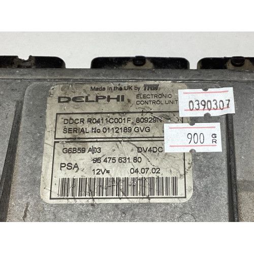 Citroen C3 1.4 HDI Motor Beyni 9647563180 DDCR