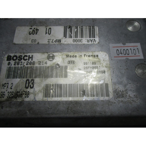 Peugeot 206 306 Motor Beyni MP7.2 9632693880 0261206214