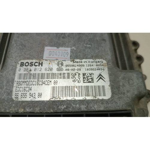 Citroen Berlingo 1.6 Motor Beyni 0281012620 EDC16C34 9665594380
