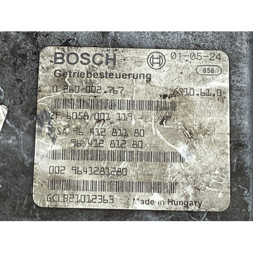 Peugeot 607 Otomatik Şanzıman Beyni 0260002767 6058001119 9641281180 9641281280