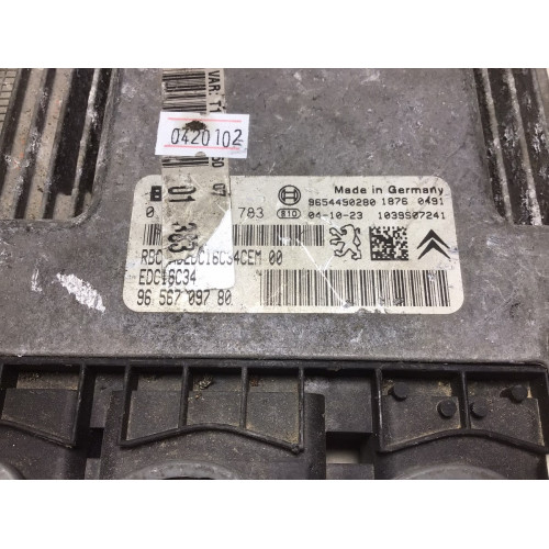 Peugeot 206 1.4  Motor Beyni 0281011783 EDC16C34 9656709780