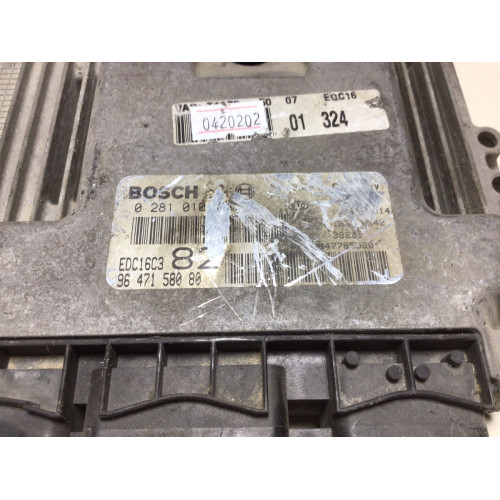 Peugeot 206 1.4 HDI Motor Beyni 0281010707 EDC16C3 9647158080