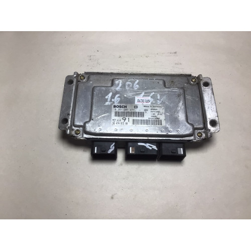 Peugeot 206 1.6 Motor Beyni ME7.4.4 0261207477 9647481580