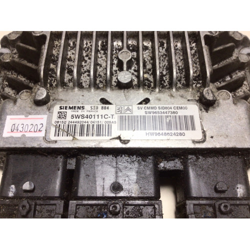 Citroen C2 Motor Beyni 5WS40111C-T 9653447380 9648624280 SID804