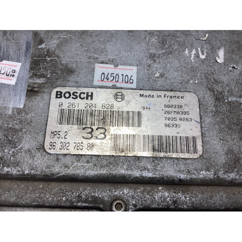 Peugeot 306 1.6 Motor Beyni 0261204628 9630278580 MP5.2