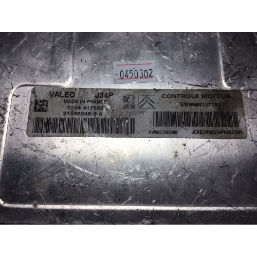 Peugeot 207 Citroen C2 C3 1.4 Motor Beyni 21586048-9A 9651696680 9664127180 J34P