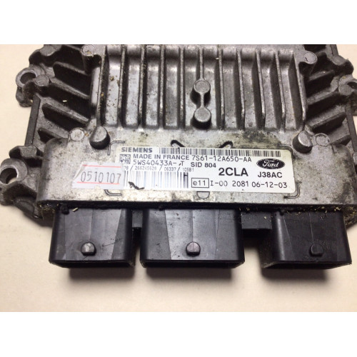 Ford Fiesta 1.4 Motor Beyni 5WS40433A-T 7S61-12A650-AA SID 804 2CLA
