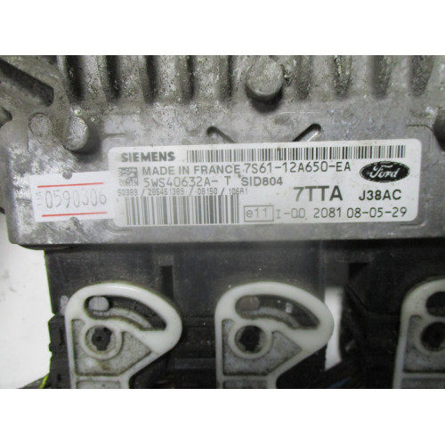 Ford Fiesta 1.4 Motor Beyni 5WS40632A-T 7S61-12A650-EA SID804 7TTA