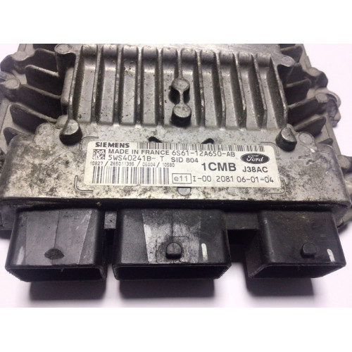 Ford Fiesta Motor Beyni 5WS40241B-T 6S61-12A650-AB SID 804 1CMB