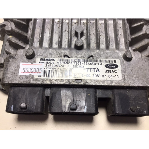 Ford Fiesta 1.4 Motor Beyni 5WS40632A-T 7S61-12A650-EA SID804 7TTA