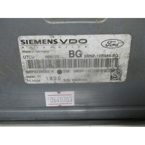 Ford Focus C-Max 2.0 Motor Beyni 5WP22350BE-K 5M59-14C337-BG 5M5P-12B565-BG BG