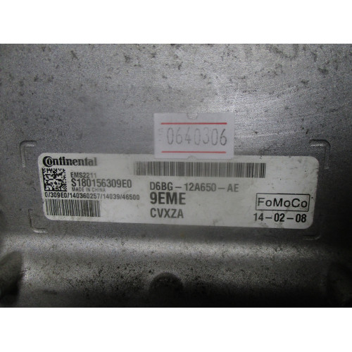 Ford Fiesta Motor Beyni S180156309E0 D6BG-12A650-AE 9EME