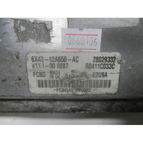 Jaguar X-Type Motor Beyni R0411C033C 6X43-12A650-AC 28029332 FCBD 