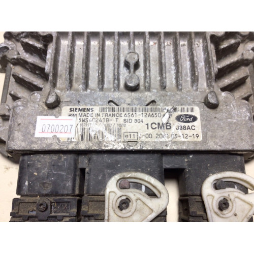 Ford Fiesta 1.4TDCI Motor Beyni 5WS40241B-T 6S61-12A650-AB SID 804 1CMB