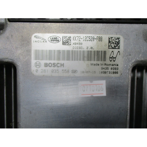 Jaguar LandRover Motor Beyni 0281035558 KK72-12C520-FBB 