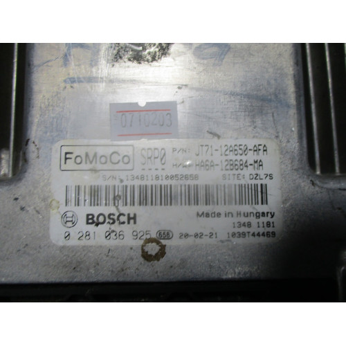 Ford Courier Motor Beyni 0281036925 JT71-12A650-AFA HA6A-12B684-MA Kartta Yamukluk Var Cihaz Girmiyor