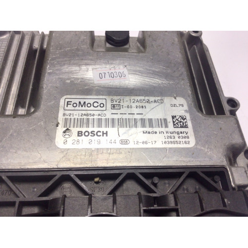 Ford Fiesta 1.4 TDCI Motor Beyni BV21-12A650-ACD 0281019144