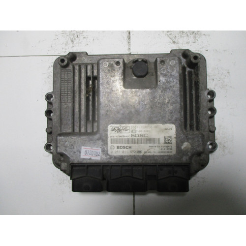 Ford Fiesta Fusion 1.6 TDCI Motor Beyni 6S61-12A650-VC 0281011612 5DSC