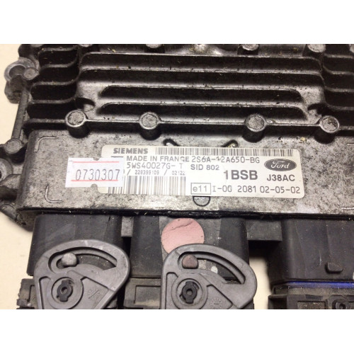 Ford Fiesta 1.4 TDCI Motor Beyni 5WS40027G-T 2S6A-12A650-BG SID 802 1BSB